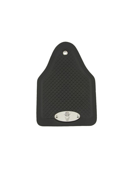 Fender Mud Flaps Rear W/Logo Black.